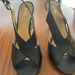MK Sandals, Navy Blue, NEW